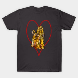 I love Afghan Hound T-Shirt